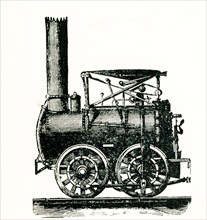 Stourbridge Lion - first Locomotive to run in America. The Stourbridge Lion was the first