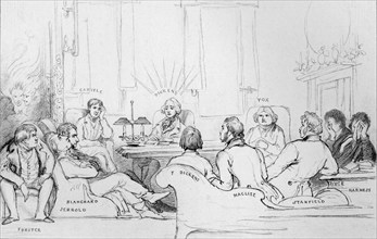 This drawing is from The Life of Charles Dickens by John Forster, Vol II (1842-1852). This sketch