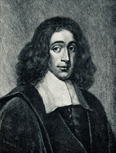 This 1899 illustration shows: “ Baruch Spinoza, attributed to Franz Hals. In the Ducal Library of