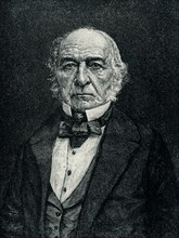 This 1899 illustration shows William Ewart Gladstone. Gladstone was a British statesman and Liberal