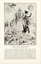 Cursed by His Ancestors   “Stupid blunderer! Foolish pupil!” Among neutral cartoonists of the War,