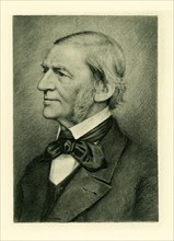 This photogravure of Ralph Waldo Emerson is from an etching by E. Reich and done around 1908.