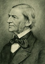 This photogravure of Ralph Waldo Emerson is from an etching by E. Reich and done around 1908.