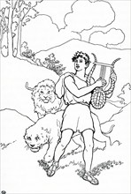 In Greek mythology, Orpheus was a famed Thracian bard whose lyre music charmed even the wildest of