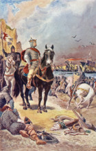 William of Normandy Reviewing Troops