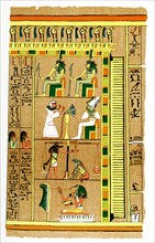 Weighing of the Heart from Papyrus of Ani. For the ancient Egyptians, the Book of the Dead tells of