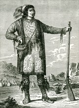 Shown in this illustration from 1896 is osceola, chief of the seminoles. Osceola (1804 -1838),