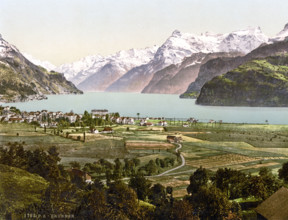 Brunnen And The Alps