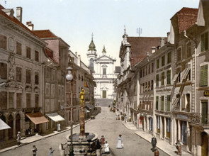 The Main Street In Solothurn In Switzerland / Hauptgasse