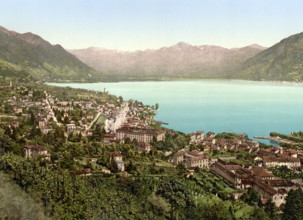 View Of The Town Of Locarno In Ticino In Switzerland / Locarno