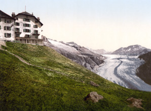 The Great Aletsch Glacier Is The Largest And Longest Glacier In The Alps