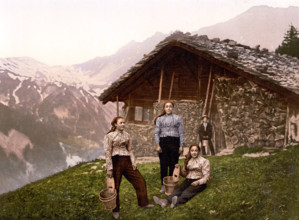 Mountain Hut Near Champery