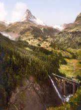 The Matterhorn And The Findelenbach Bridge