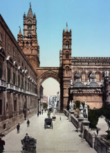 Via M. Bonello And The Cathedral Of Palermo