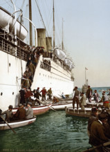 Disembarkation From A Passenger Ship