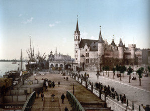 View Of The Steen With The Harbor