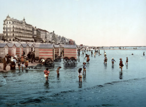 Bathers On The Beach At Blankenberghe