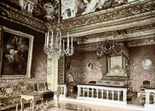 The Duke of York's Room, circa 1895, Historical, digitally restored reproduction from a 19th