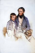 Heinrich Eduard Schönburg-Hartenstein With Son