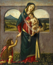 Madonna With Child And Saint John The Baptist