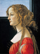 Profile Portrait Of A Young Woman