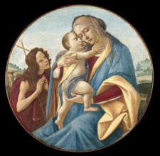 Virgin And Child With The Young John The Baptist (Around 1490)