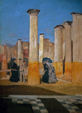 Giuseppe De Nittis 1846-1884 “Forum in Pompeii” 1875