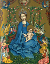 Madonna in a Rose Bower