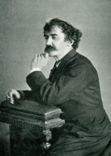 The acclaimed American, but British-based, painter James Abbott McNeill Whistler (1834-1903) was