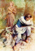 The caption for this illustration reads: Why do you weep, my brother? The illustration is from a