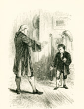 The caption of this illustration that dates to around 1865 reads: Yes, it was I, father; I know it