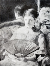 Mary Cassatt (1844-1926) was the only American artist to exhibit with the impressionists in Paris.