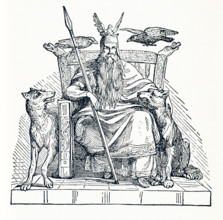 According to Norse mythology, Odin was one of the chief gods and the ruler of Asgard (the country