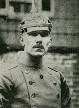 The caption on this photo that dates to 1922 reads: Captain Franz von Papane, Ex-German Military