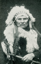 Famous Indian Chief: Hooshtogl or Toim Hill, Shahaptian-Nez Perce tribe.