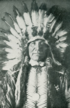 Famous Indian Chief: Mato-Wopa-Geya, or Charging Bear, Siouan-Yankton Tribe.