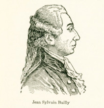 This illustration of Jean Sylvain Bailly (1736-1793) dates to the early 1920s. Jean Sylvain Bailly