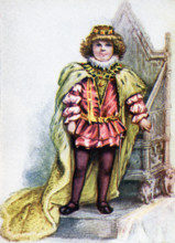 This image, dating to around 1899, shows the English king Henry III as a child. Henry III, also