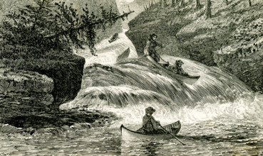 The 1869 caption reads: ""O, royal sight it was to see them come one after another on the verge.""