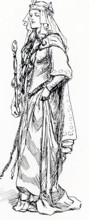 The legend of Gyda says that Gyda was born about 852 in Hordaland. She was the daughter of Eirik,