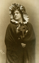 Shown here is Madame Marcella Sembrich as Mimi in La Boheme. Sembrich was a famous Polish prima