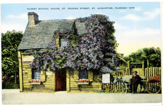 Oldest School House, St George Street, St Augustine Florida - Just inside of the city gates, on