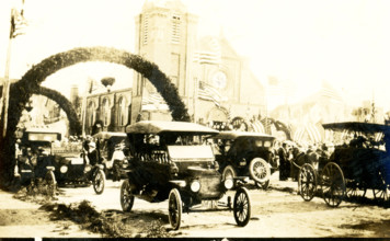 This photo predates 1924 and was taken at the Feast of Blessed Sacrament in New Bedford,