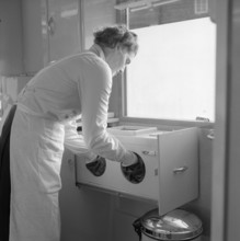 Woman at work.