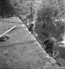 Sandstone quarry near Berne; 1941.