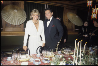 Linda Evans with David Hedison 1983.