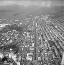 La Chaux-de-Fonds, aerial photograph,  1963.