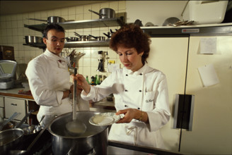 Chef Gaby Keusch, 1988.