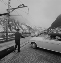 Easter Traffic in Goeschenen, 1959.