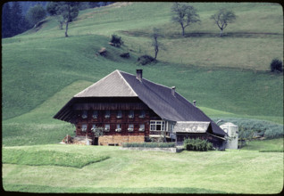 Typical Emmental farmhouse.